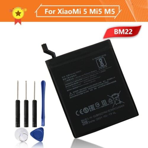 Xiao Mi Xiaomi BM22 Authentic Battery For Xiaomi MI5 Prime M5 Mi 5 3000mAh Phone Original Battery + Tool