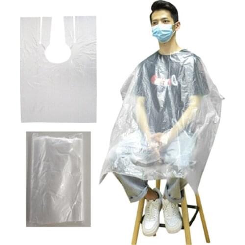 Waterproof Disposable Hair Dye Wraps for Hot Oil Treatment Plastic Haircut Surrounds Cloth E220