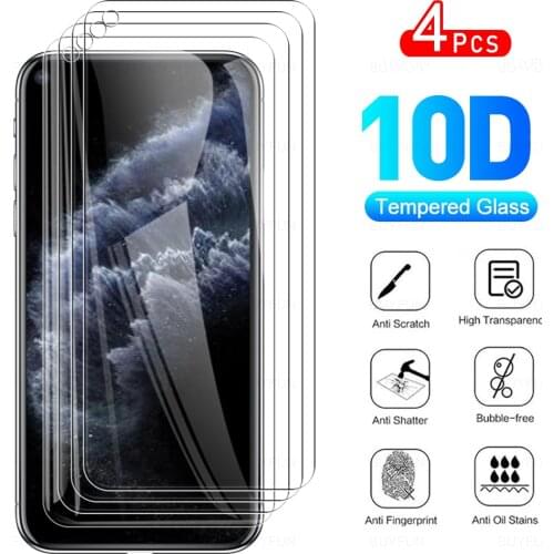4Pcs Full Cover Protective Glass For Cubot C30 Tempered Glass For CubotC30 C 30 Cu Bot MT6771 6.4“ Phone Screen Protector Film