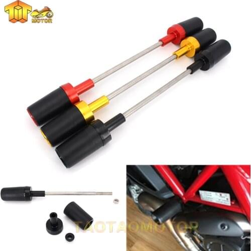CK CATTLE KING New Motorbike Accessories Motorcycle Frame Slider Crash Protector for DUCATI MONSTER 821 Hypermotard 1100/1098