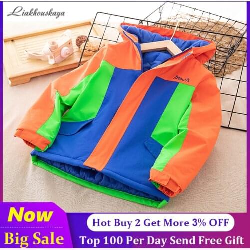 Winter Jacket For Girls Boy Coat Detachable Cap Teen Jacket Outerwear Waterproof Coat Children Jacket For Kids Hooded For Boys