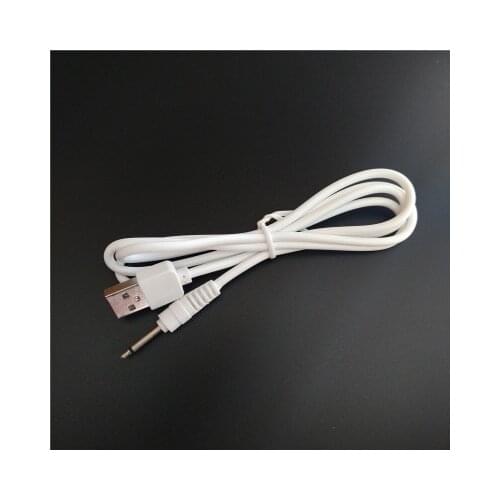 1m USB 2.0 To DC 2.5mm Elbow 2A Charging Line 2.5 USB USB2.5 Mono Audio Line USB Jack Plug Aux DC2.5mm Audio Cable
