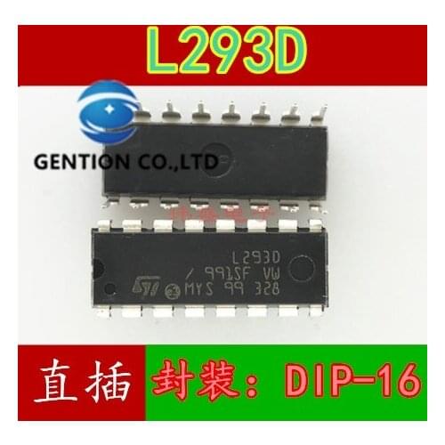 10PCS L293 L293D stepper driver chip/drive + four diode DIP-16 in stock 100% new and original