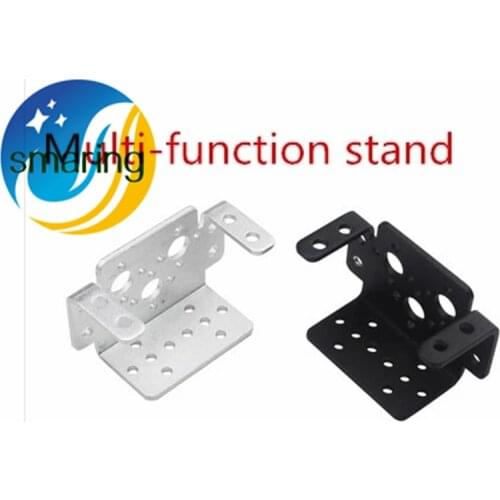 2pcs Aluminum Multi Functional Servo Bracket Mulipurpose Mount Plate For Robot Arm Mechanical Robotic Part Accessory Rc Toy