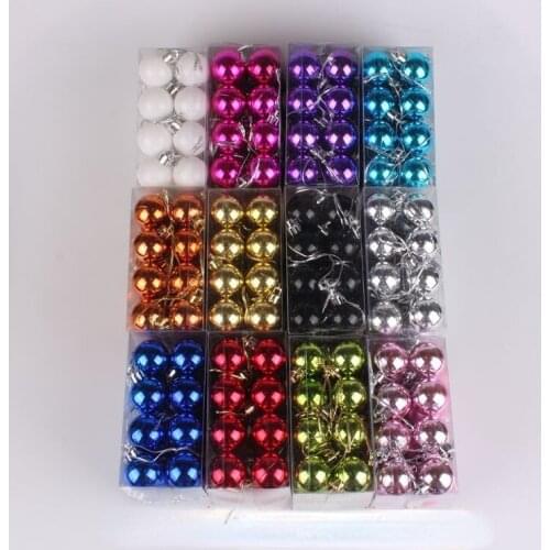 24pcs Christmas Balls Christmas Tree Decor Hanging Ornament Christmas Decorations For Home Xmas Navidad Christmas 2022 Gift Ball