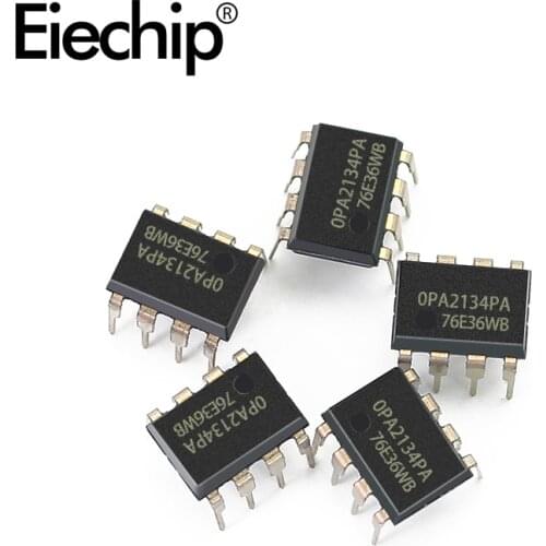 5PCS/lot OPA2134PA DIP8 high-performance audio amplifier IC, active integrated circuit OPA2134 original AUDIO IC