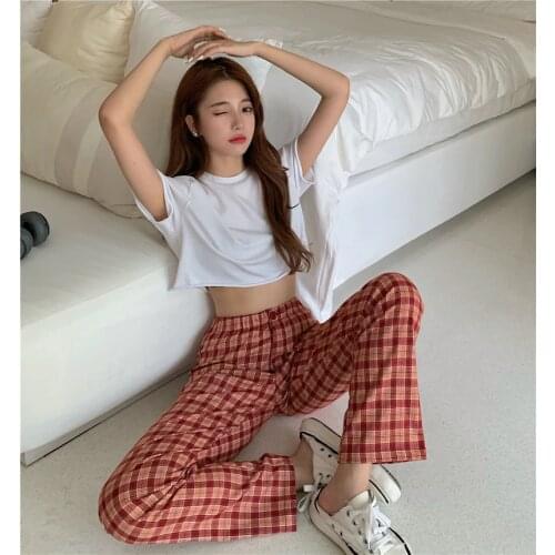 Free Valley Women's Plaid Trousers