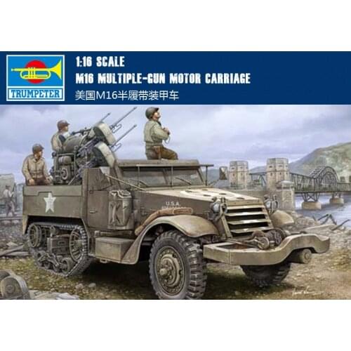 Trumpeter 1/16 00911 M16 Multiple-Gun Motor Carriager model kit