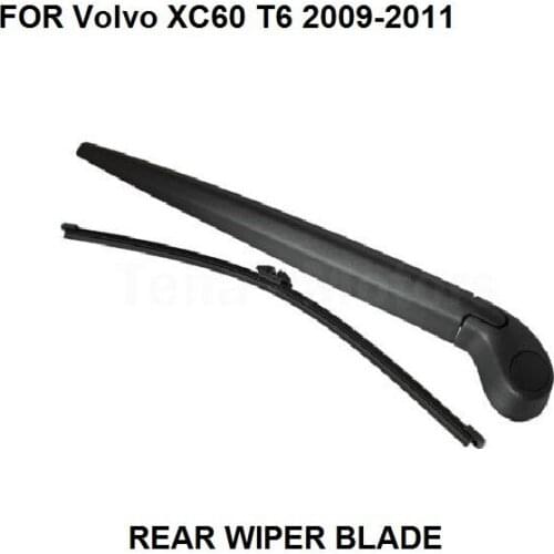 Rear Wiper Blade and Arm Set For Volvo XC60 T6 Rear Windshield Window Wiper Arm + Blade Set 2009-2011