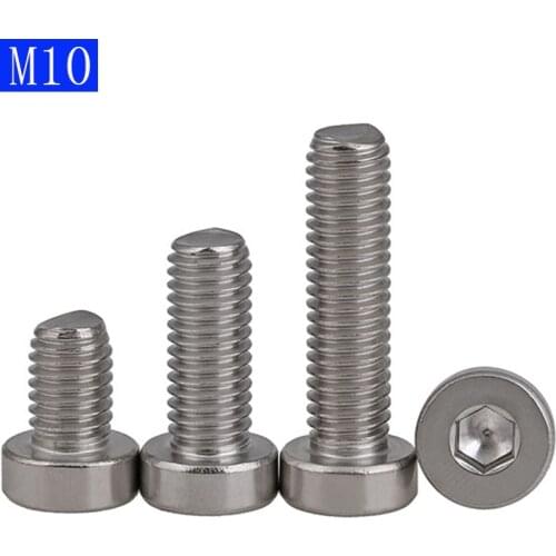 M10 x 1.5 10mm Low Head Allen Bolt Hex Socket Cap Screws A2 -70 304 Stainless Steel DIN 7984
