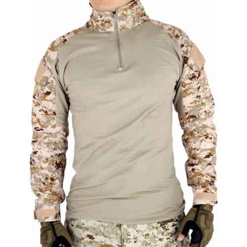 Men Army Tactical T shirt SWAT Soldiers Military Combat T-Shirt Long Sleeve Camouflage Shirts Paintball T Shirts