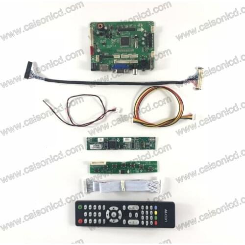 Free shipping LCD controller board with USB Audio HDMI VGA AV for LCD panel 18.5 inch 1366X768 HM185WX1-400 300 LC185EXE-TEA1
