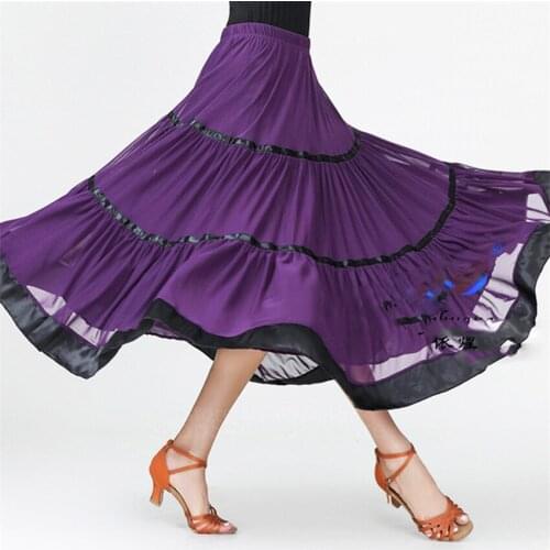 Flamenco Dress Gypsy Dancing Clothes Stage Performance Dance Costumes Splicing Skirt Women Female Elegant Dancer Competition