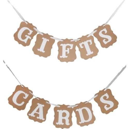 Gifts Bunting Wedding Banner Wedding Party Banner Garland Sign Photo Props Hanging D¨¦cor Wedding Party Decoration