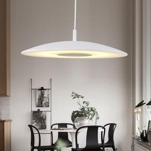Restaurant pendant lights LED modern bar dining room lamp creative light luxury Nordic lamp ultra-thin hanging line lamp FG525