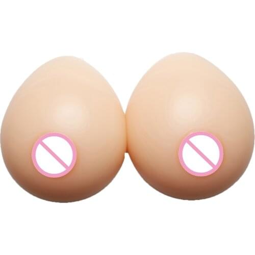 Self-adhesive Silicone Breast Forms Reusable Crossdresser Attachable Nipple Covers for Mastectomy Cosplay Ajusen