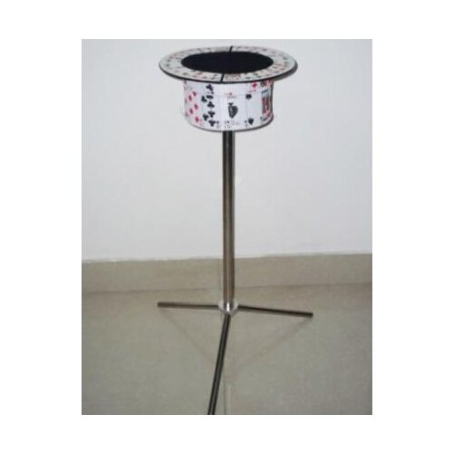 Collapsible Card Top Hat Stand - Side Table, Magic trick,illusions,magic table,close up,comdy,props,Magia Toy,Joke,Classic Magie