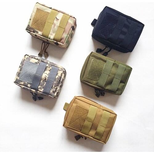 Tactical Hunting Bag Molle System Medical Pouch Utility EDC Tool Accessory Waist Pack Phone Case Airsoft Hunting Outdoor Pouch