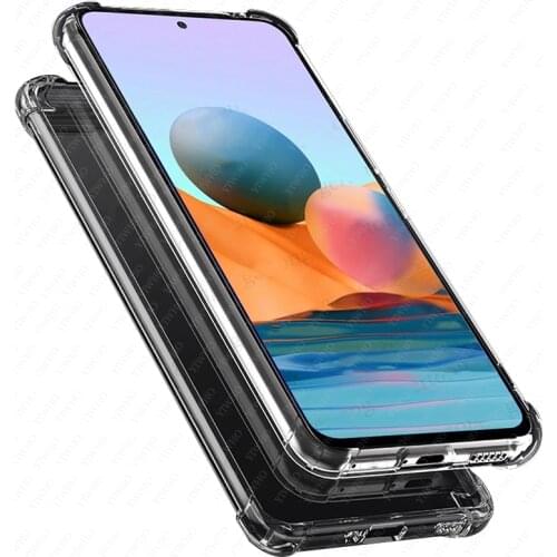 Ultra Thin Clear Transparent Case For Xiaomi Redmi Note 10 Pro Max 10S TPU Case For Xiaomi Poco X3 NFC Pro F3 X3Pro Back Cover