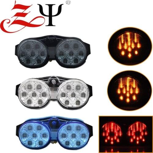 Rear Tail Light Brake Turn Signals Integrated LED Light For Yamaha YZF-R6 1998-2002