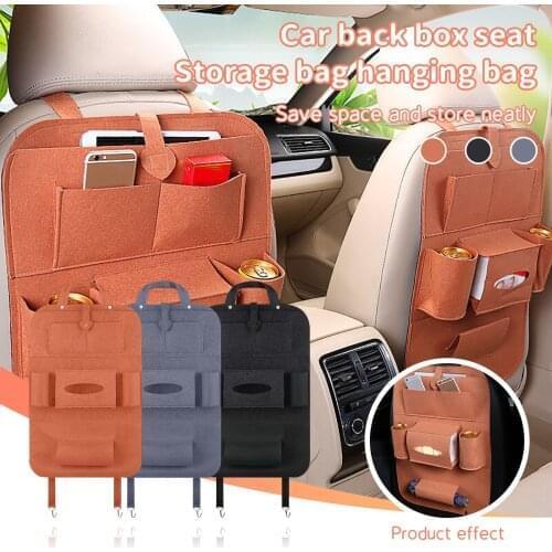 1pc Car Seat Storage Bag Car Rear Seat Protector Backrest Protection Car Child Seat Pad Seat Protector Car Storage Bag