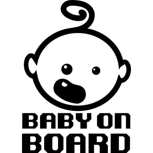10x15cm tall Baby on board vinyl Car Decal sticker window decor kid inside safety stickers funny Waterproof New TA129