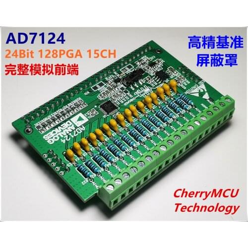 AD7124 24-bit ADC AD Module High Precision Signal Acquisition Thermocouple Weighing RTD PT100