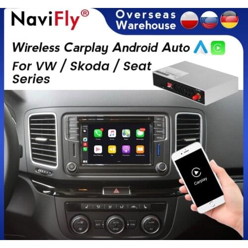 Wireless Apple CarPlay for VW Volkswagen polo Golf 5 Passat B7 B8 Car Play Android Auto Siri Phone camera Mirror-Link