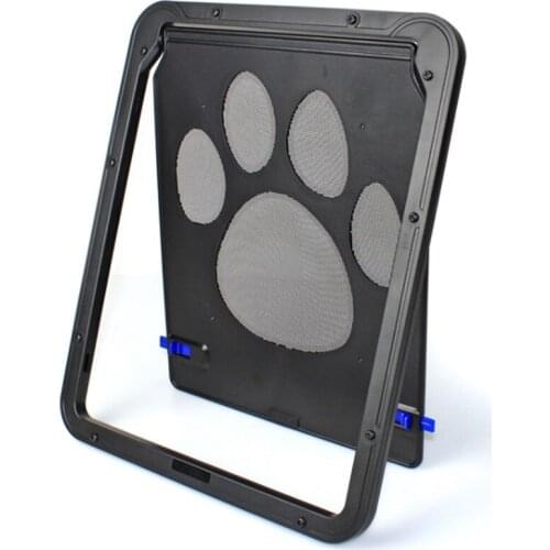Pet Screen Door Lockable Pet Screen Door Doggie Door for Screen Easy Install Pet Door for Doggy and Cat Free Entry