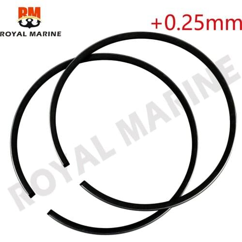 12140-94400-025 RING SET,PISTON (+0.25) for Suzuki outboard motor 2T DT40 DT40C boat engine parts +0.25mm