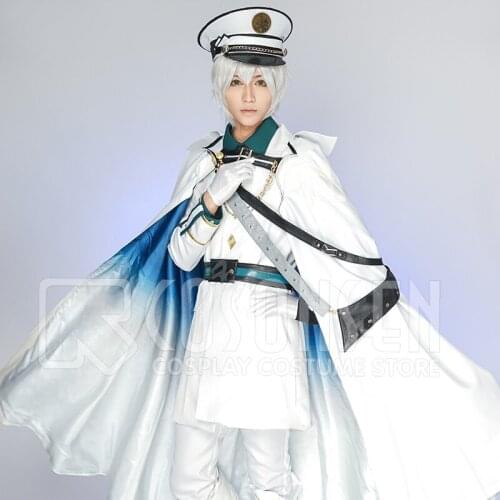COSPLAYONSEN Tsukiuta THE ANIMATION Shun Shimotsuki Cosplay Costume TSUKINO EMPIRE white king
