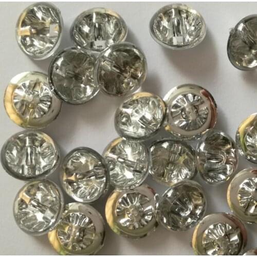 100pcs 13MM Crystal Rhinestones Buttons Round Sewing Button Strass Crystal Stones for Coats Clothing Scrapbooking Crafts
