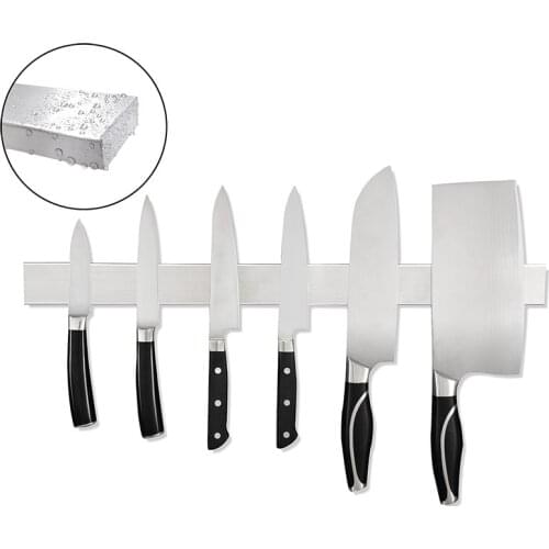 3 Size magnetic Knife Holder 304 Stainless Steel Wall Storage Rack hook Storage rack for knives Kitchen accessories organizer