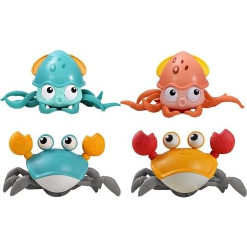 Cute Funny Octopus Toy Claw Fish Crab Bathroom Baby Bath Toys Beach Water Shower Game Toys For Children Kids Best Gift