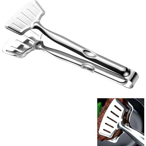 Multifunctional Stainless Steel Bread Tongs/Steak Clamps/Fried Steak Clamp/Barbecue Tongs Premium fried Fish Clip Kitchen tool