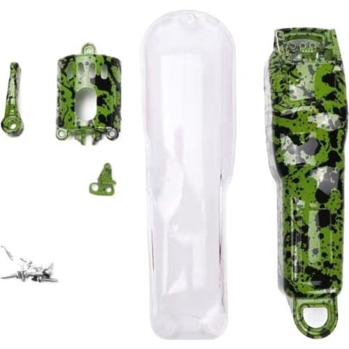 R3MF 1 Set Electric Hair Clipper Shell Kit Plastic Camouflage Barber Shop Styling Cordless Trimmer DIY Housing Cover Protector