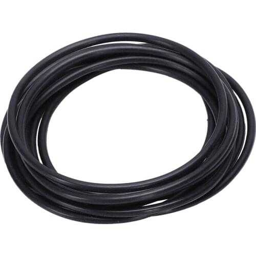 Nitrile rubber sealing ring / O-ring, 46 x 50 x 2 mm, black, 10 pieces