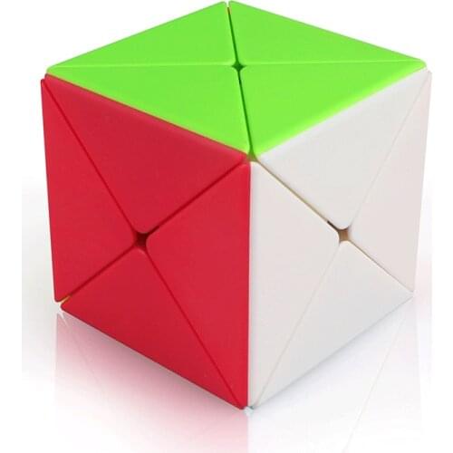 New 2x2x2 CuberSpeed X Dino Skewbed Magic Cube stickerless Qiyi Dino Speed Cube Magicos