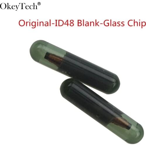 Okeytech High-Quality Original Remote Key Chip ID48 Glass Auto Transponder ID48 Blank Chip For VW/Skoda/Seat/Audi/Honda