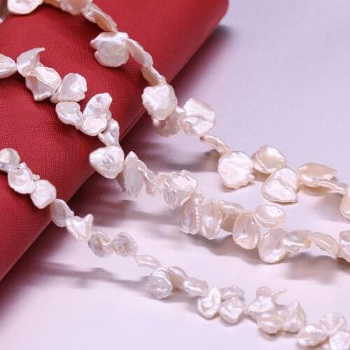 Freshwater Pearl For Jewelry Making Petal-shaped Loose Beads 12-15 MM DIY Necklace Bracelet Handiwork Sewing Craft Accessory