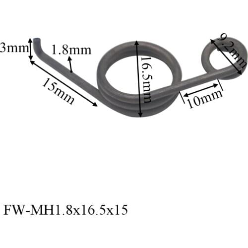 Door lock spring anti-theft door handle torsion spring FW-MH1.8x16.5x15