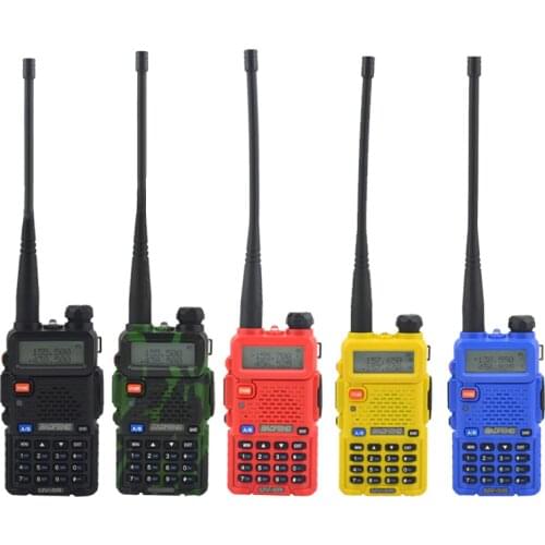 BAOFENG UV-5R Dual Band VHF/UHF 136-174MHz & 400-520MHz FM Portable Two way radio handheld Walkie talkie 5r BF-UV5R