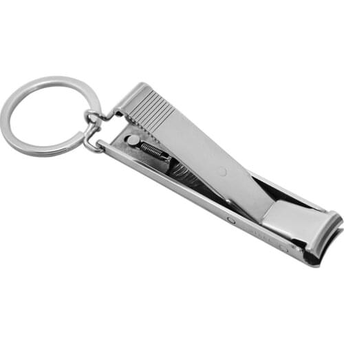 Stainless Steel Ultrathin Nail Clipper with Keys Ring Manicure Nail Clipper Trimmers 56776