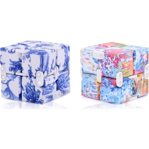 1Pc Stress Infinity Magic Cube Anxiety Hand Toys Anxiety Relief Toy Set Miniature Novelty Toys Pressure Relief Kits