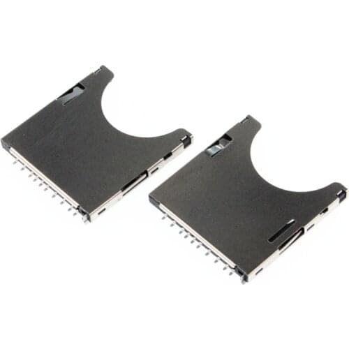 10PCS 10Pin SD Combo Deck Bomb SD Card Slot Pop-up SD Card Slot SD Connector Shell