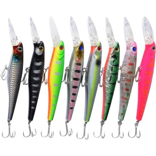 15cm 18.7g Fishing Lure Minnow Thickened Sea Fishing Floating Simulation Hard Bait 3D Fisheye ABS Plastic Fishing Lure 5 Colors