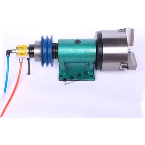 160/200 lathe spindle with pneumatic chuck, automatic CNC three-jaw power head, automatic welding head, instrument car