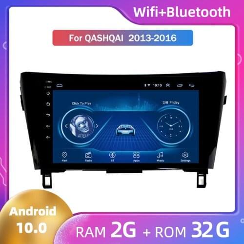 Android10 Car Radio multimedia video player for Nissan Qashqai X-Trail 2013 2014 2015 2016 Android car GPS Full Touch Navigation