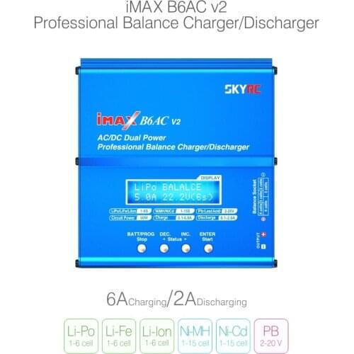 Skyrc iMAX B6AC V2 Balance Charger/Discharger Battery RC Racing Drone original B6 AC