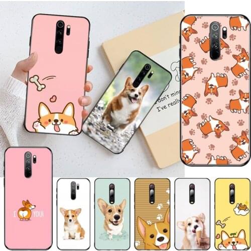 Welsh Corgi Dog Phone Case for Redmi 9A 8A 7 6 6A Note 9 8 8T Pro Max Redmi 9 K20 K30 Pro
